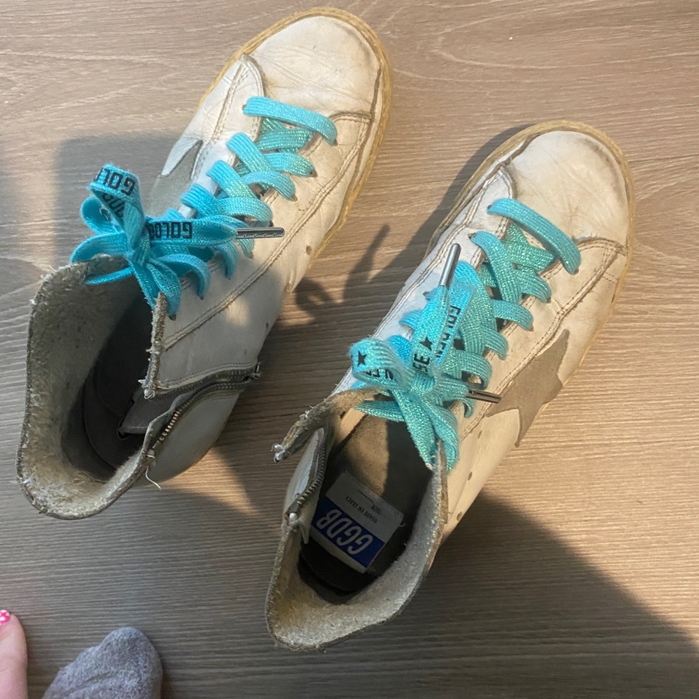 Golden Goose White Francy High Top